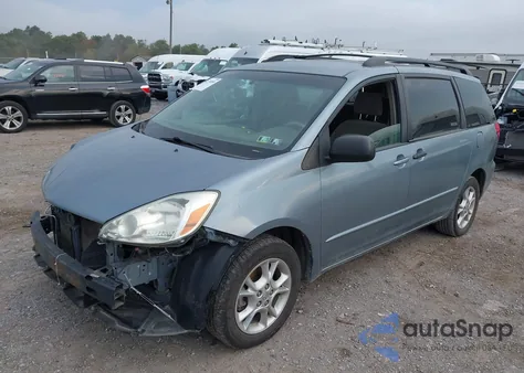 2004 Toyota Sienna Le из США, поврежденный, VIN 5TDBA23C94S004185